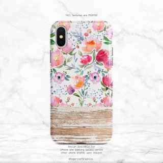 ڥ᡼̵SUGARLOAF GRAPHICS | PINK FLOWER | iPhone X/XS