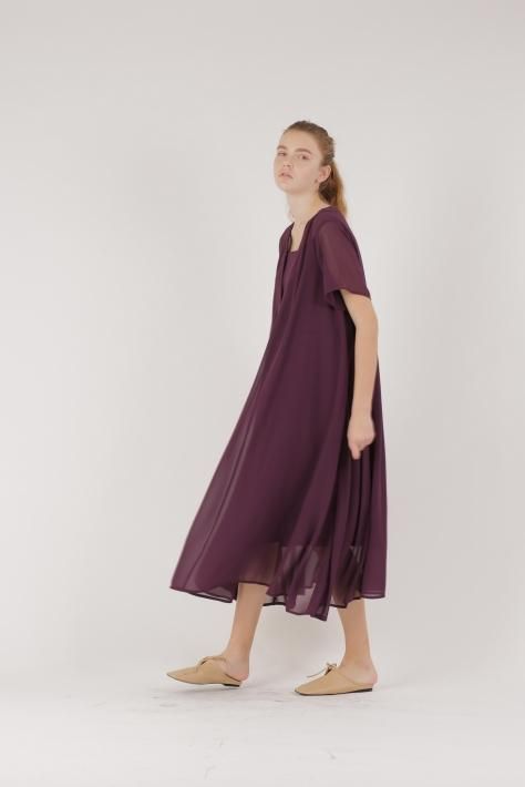 Kelen ケレン Layered Long Dress Uni Purple ワンピース 送料無料 シンプル レディース Paper Birds ペーパーバーズ レディース アパレル オンラインショップ Kelen ケレン Layered Long Dress Uni Purple ワンピース 送料無料 シンプル レディース Paper Birds ペーパーバーズ レディース アパレル オンラインショップ