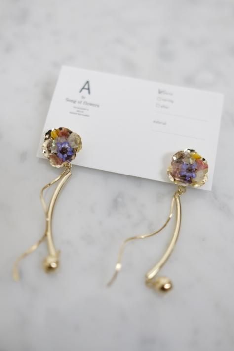 A By Song Of Flowers Driedflower Metal Flower Gold ピアス アクセサリー ドライフラワー ハンドメイド ギフト Paper Birds ペーパーバーズ レディース アパレル オンラインショップ A By Song Of Flowers Driedflower Metal Flower Gold ピアス アクセサリー ドライフラワー ハンドメイド ギフト Paper Birds ペーパーバーズ レディース アパレル オンラインショップ