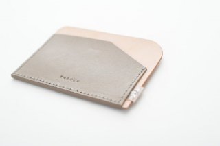yuruku (ユルク) | Layered Card Case (gray)  | 名刺ケース カウレザーカードケース【シンプル 国産】