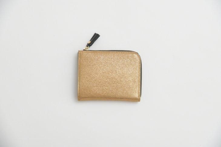 POMTATA (ポンタタ) | HAK L Zip Short Wallet (gold) | 財布 ショート