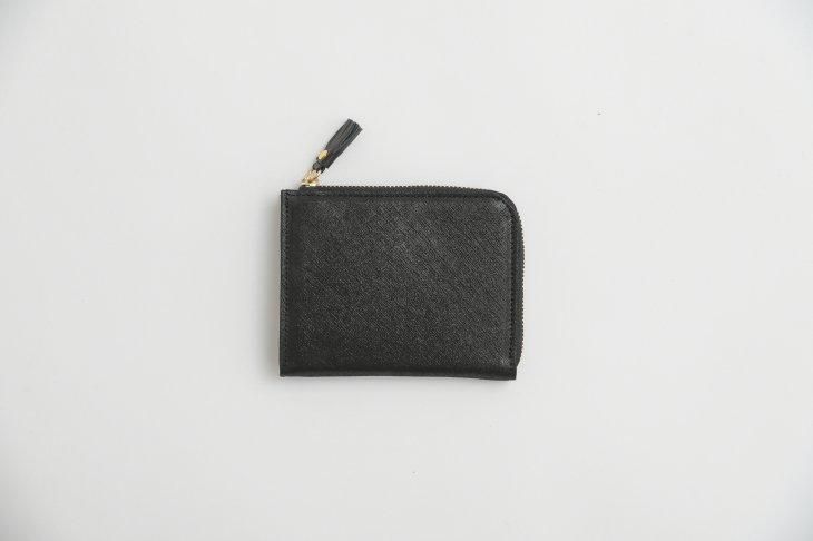 POMTATA (ポンタタ) | HAK L Zip Short Wallet (black) | 財布 ショートウォレット【国産 レザー】 - paper birds. ペーパーバーズ | レディース・アパレル・通販オンラインショップ