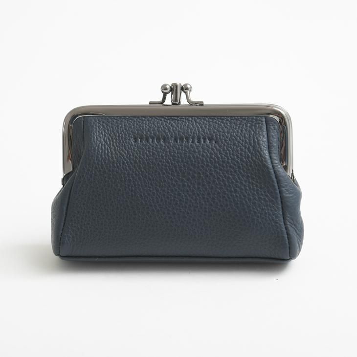 Status Anxiety Volatile Navy Blue がま口財布 シンプル お洒落