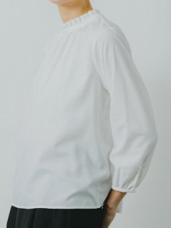 WHYTO. (ホワイト) | Frill Collar Blouse (off white) | 送料無料 トップス ブラウス お洒落
