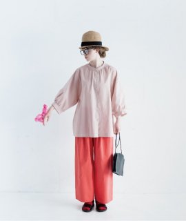 Cion(シオン) | コットンワイドブラウス (light pink) | 送料無料 トップス ブラウス レディース お洒落