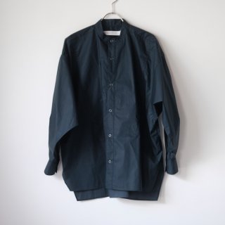 ASEEDONCLOUD | Clergyman shirt (dark green) | ブラウス シャツ ダークグリーン 送料無料 アシードンクラウド