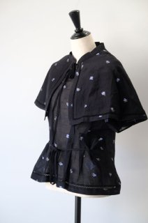 ASEEDONCLOUD | Pharmacist uniform blouse (black) | 送料無料 アシードンクラウド ブラウス