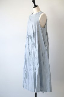 the last flower of the afternoon | żũ sleeveless robe dress (lite blue grey) | ԡ ǥ