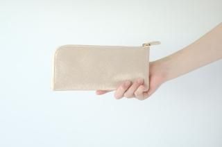 POMTATA (ݥ󥿥) | HAK L Zip Long Wallet (pink beige) |  󥰥åȡڹ 쥶
