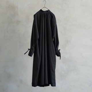 the last flower of the afternoon | 夜のほとり back open dress (black) | ワンピース レディース