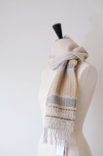 STAMP AND DIARY HOMESTORE × wallace sewell | stamps lambswool scart (natural) | マフラー お洒落