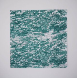 otsukiyumi | Handkerchief Ｍinamo （green）| ハンカチ 水彩 かわいい ギフト プレゼント