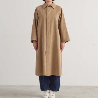 HEAVENLY (ヘブンリー) | Cotton Twill Balmacaan Coat (beige) | コート アウター お洒落 