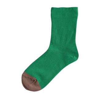 Homie (ۥߡ) | Cotton Bicolor socks (green) |  å İ ޯ