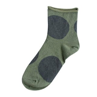 Homie (ۥߡ) | Big Dot Short Socks (khaki) |  å İ ޯ