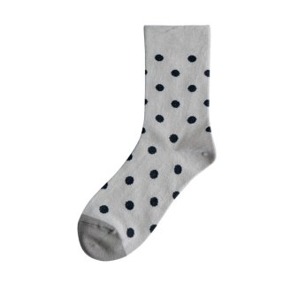 Homie (ۥߡ) | Cotton Dot Bicolor Socks (beige) |  å İ ޯ