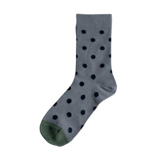 Homie (ۥߡ) | Cotton Dot Bicolor Socks (charcoal) |  å İ ޯ
