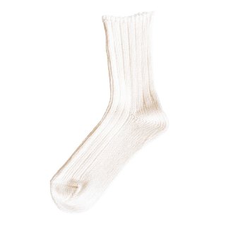 Homie (ۥߡ) | French Linen Rib Socks (off) |  å İ ޯ