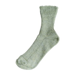 Homie (ۥߡ) | Linen Short Socks (green) | å ץ ޯ