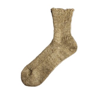 Homie (ۥߡ) | Linen Short Socks (khaki brown) | å ץ ޯ