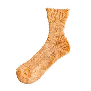 Homie (ۥߡ) | Linen Short Socks (orange) | å ץ ޯ