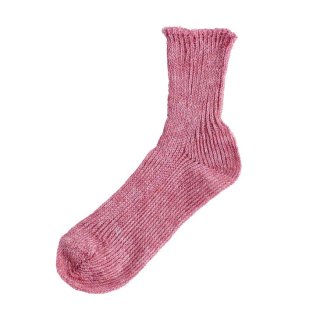 Homie (ۥߡ) | Linen Short Socks (red) | å ץ ޯ