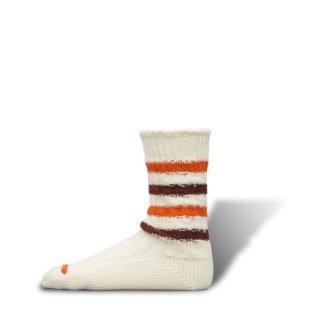 decka x M.A.P. | Heavyweight Socks / Stripes (ecru x orange) |   å