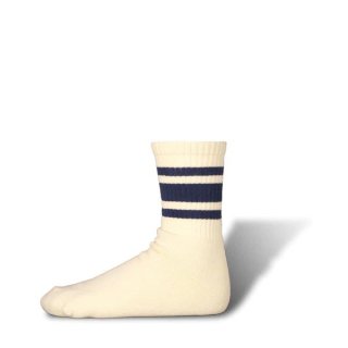 decka -quality socks- | 80's Skater Socks / Short Length / 2nd Collection (navy) |   å ǥ