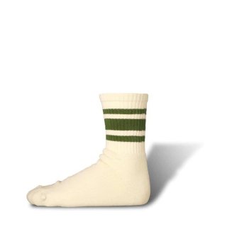 decka -quality socks- | 80's Skater Socks / Short Length / 2nd Collection (olive) |   å ǥ