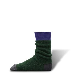 decka x BRU NA BOINNE | Alpaca Boucle Socks (green) |   å ǥ  ѥ ɴ