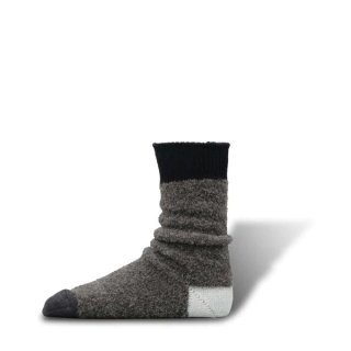 decka x BRU NA BOINNE | Alpaca Boucle Socks (gray) |   å ǥ  ѥ ɴ