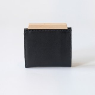 yuruku (륯) | Wood Plate Folder Half Wallet 2 (black)  |  쥶åȡ̵ ץ  