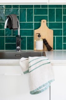 SALE 10%աLAPUAN KANKURIT (ץ󥫥󥯥) | USVAbath towel 48x70cm (linen-aspen green) |  ̲ 