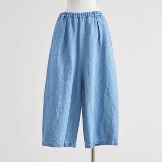 HEAVENLY (إ֥꡼) | 10OZ COTTON LINEN DENIM WIDE PANTS (light blue) |   ץ ܥȥॹ