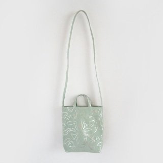 【SALE 20%オフ】canako inoue | garden / 〔usual 〕Shoulder mini bag (light green) | バッグ ショルダーバッグ 