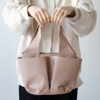 CLEDRAN (クレドラン) | VIF POCKET TOTE (greish pink) | 送料無料 トートバッグ  鞄