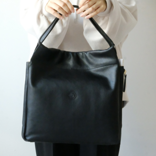 CLEDRAN (クレドラン) | SAVO SIDE ZIPPER BAG (black) | 送料無料 トートバッグ  鞄