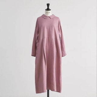 HEAVENLY (إ֥꡼) | FRENCH LINEN COLLARED PULLOVER ONEPIECE (pink) | ̵  ԡ  ץ