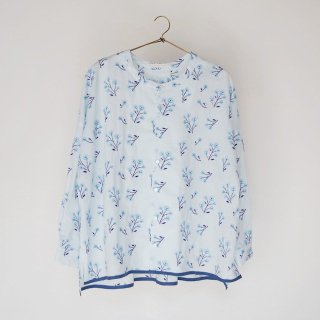 canako inoue | hinata / oversized shirt (long sleeve) light blue | トップス  かわいい お洒落