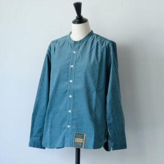ASEEDONCLOUD | Handwerker | HW collarless shirt (green) XS size |  トップス 送料無料 シンプル お洒落