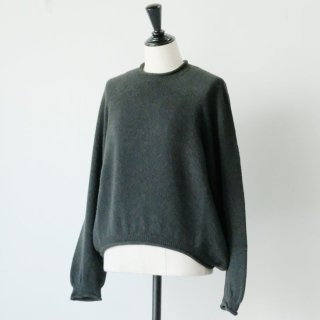 FACTORY (ファクトリー) | 23AW ベビーキャメル カーブ Sweater (green) | トップス ニット 秋冬シンプル お洒落