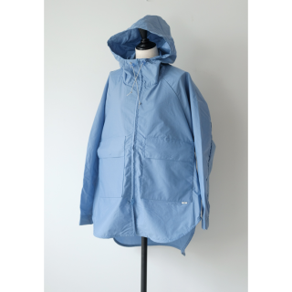 amne (アンヌ) | NYLON useful hoodie (blue) | ライトアウター ジャケット アウター お洒落