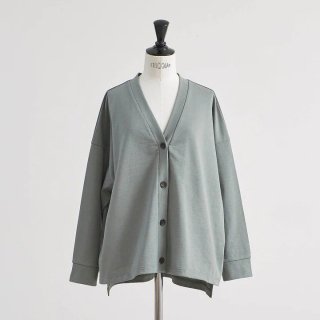 HEAVENLY (إ֥꡼) | COTTON CUTSEW WIDE CARDIGAN (smoke green) |  ȥåץ ץ  ǥ