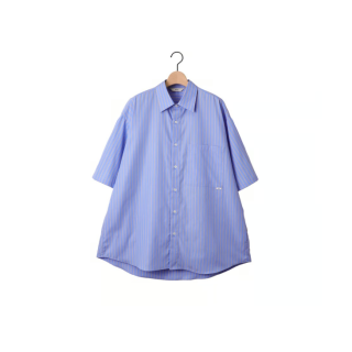 amne () | PIMA STRIPE half sleeve shirts (blue) | size 1 ȥåץ  