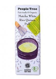 People Tree եȥ졼&˥å 祳졼 Matcha White Rice Quinoa Puff ۥ磻ȡ饤Υѥ 45g