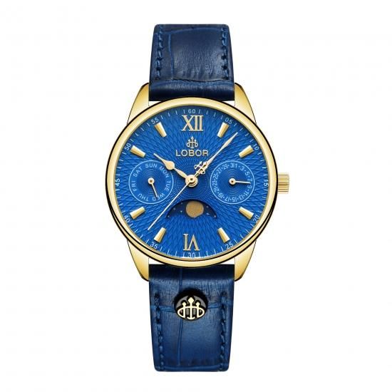 MERIDIAN SOLSTICE BLUE 33mm - LOBOR【公式】ロバー腕時計