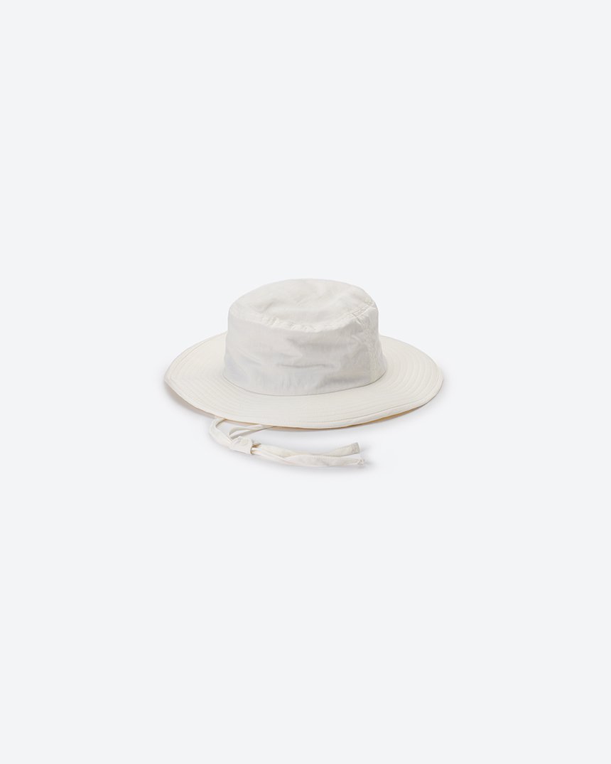 キジマタカユキCOTTON LINEN BUCKET HAT W/STRAPS www.krzysztofbialy.com