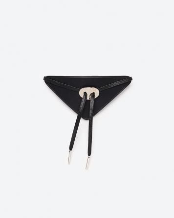 x ED ROBERT JUDSON TRIANGLE BARETTE(BLACK)