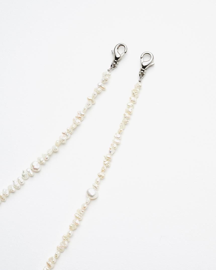 PREEK × KIJIMA TAKAYUKI CORD TIE NECKLACE(ONYX) - キジマ