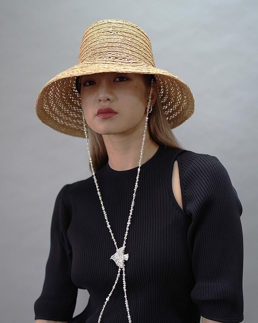 PREEK × KIJIMA TAKAYUKI CORD TIE NECKLACE(PEARL) - キジマ